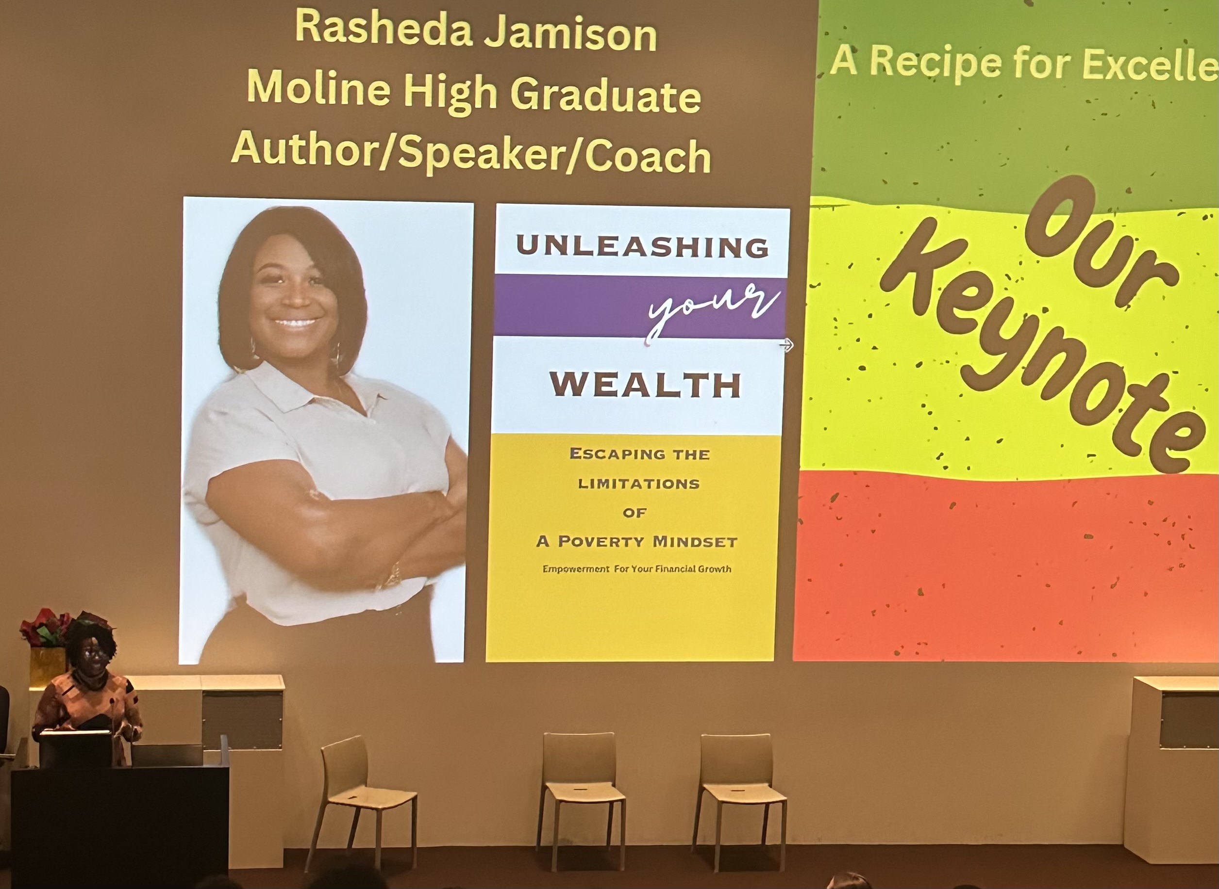 Rasheda Jamison Speaking at Conference